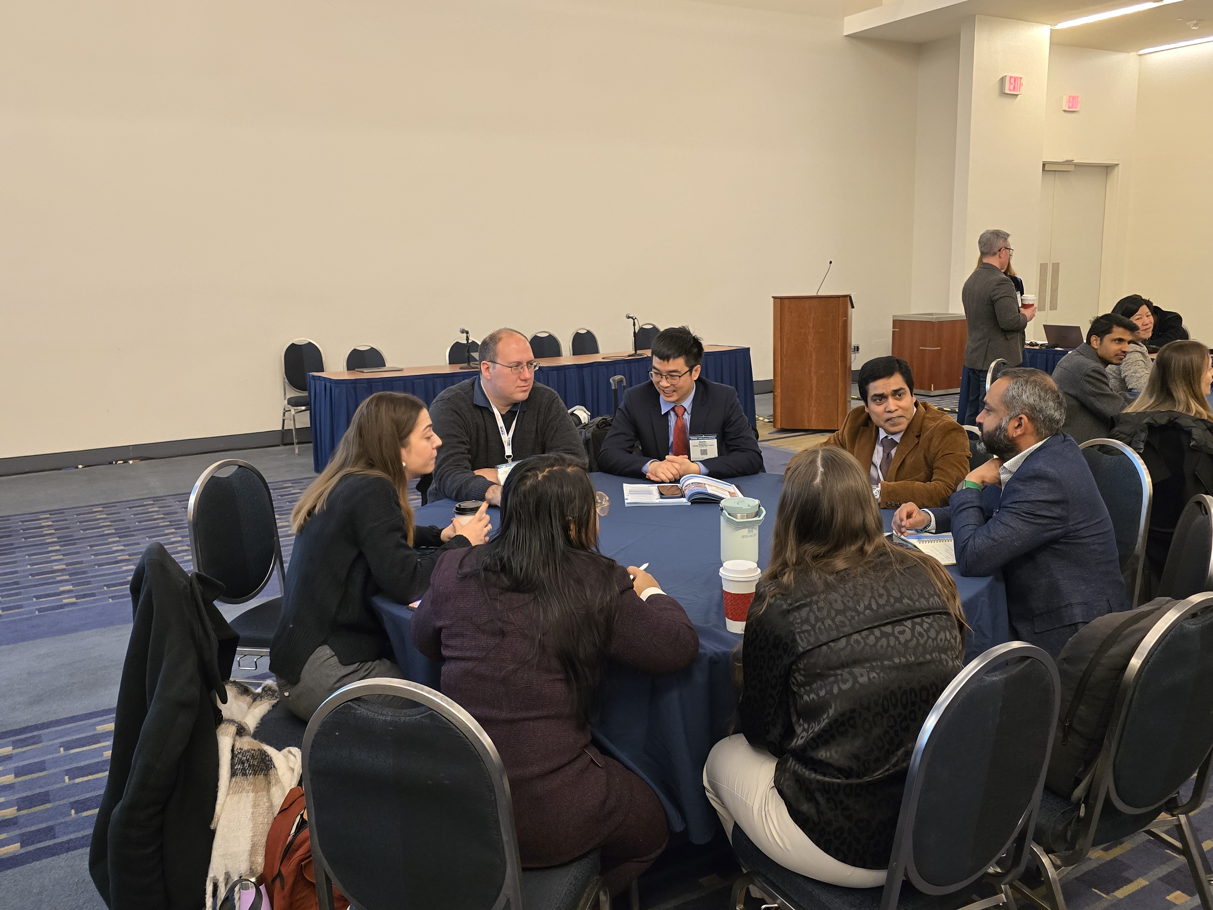 Jean Doig and others at workshop