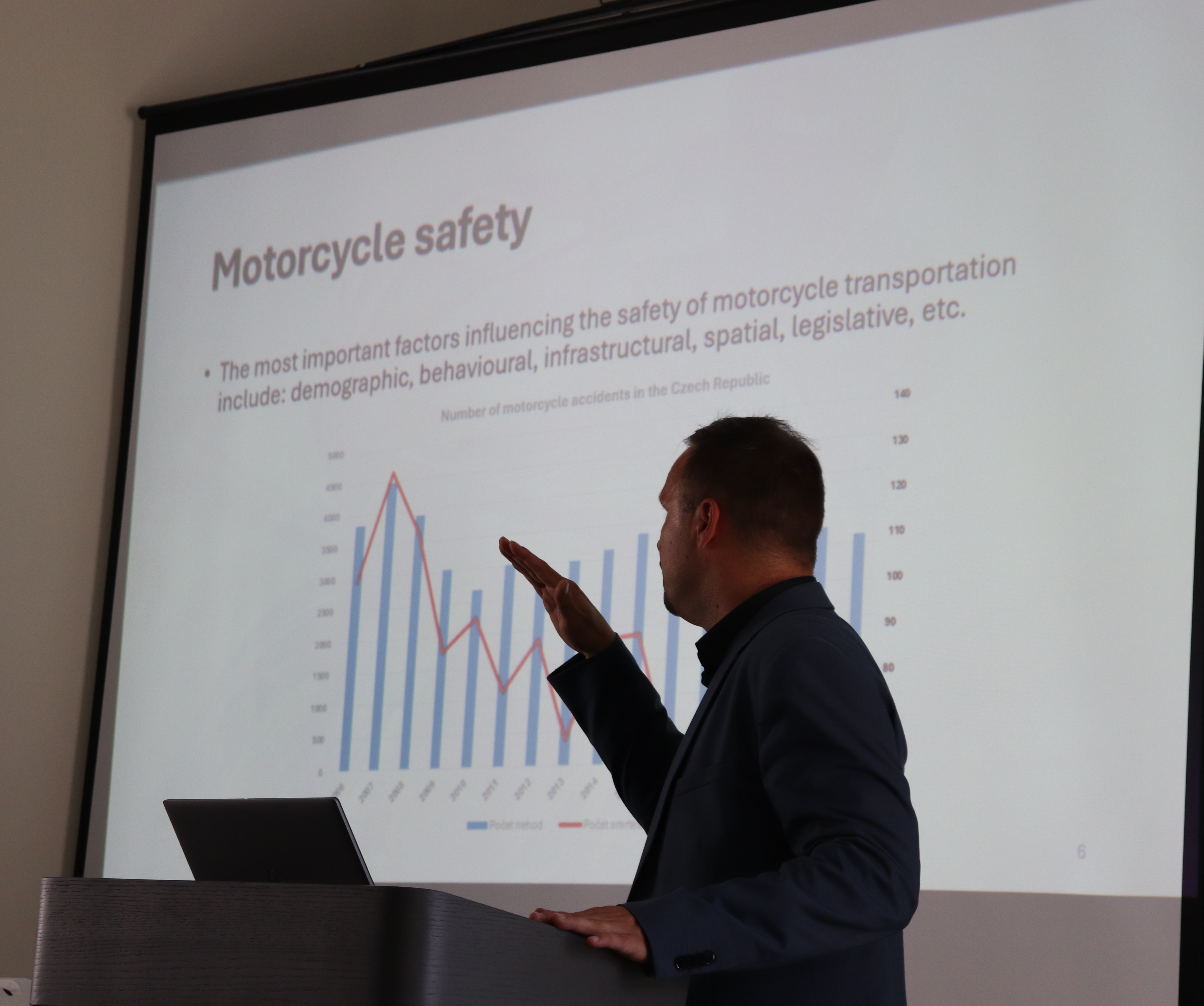 Stanislav Kraft, Associate Professor of Human Geography, University of South Bohemia, Czech Republic, presents at the ITS Seminar