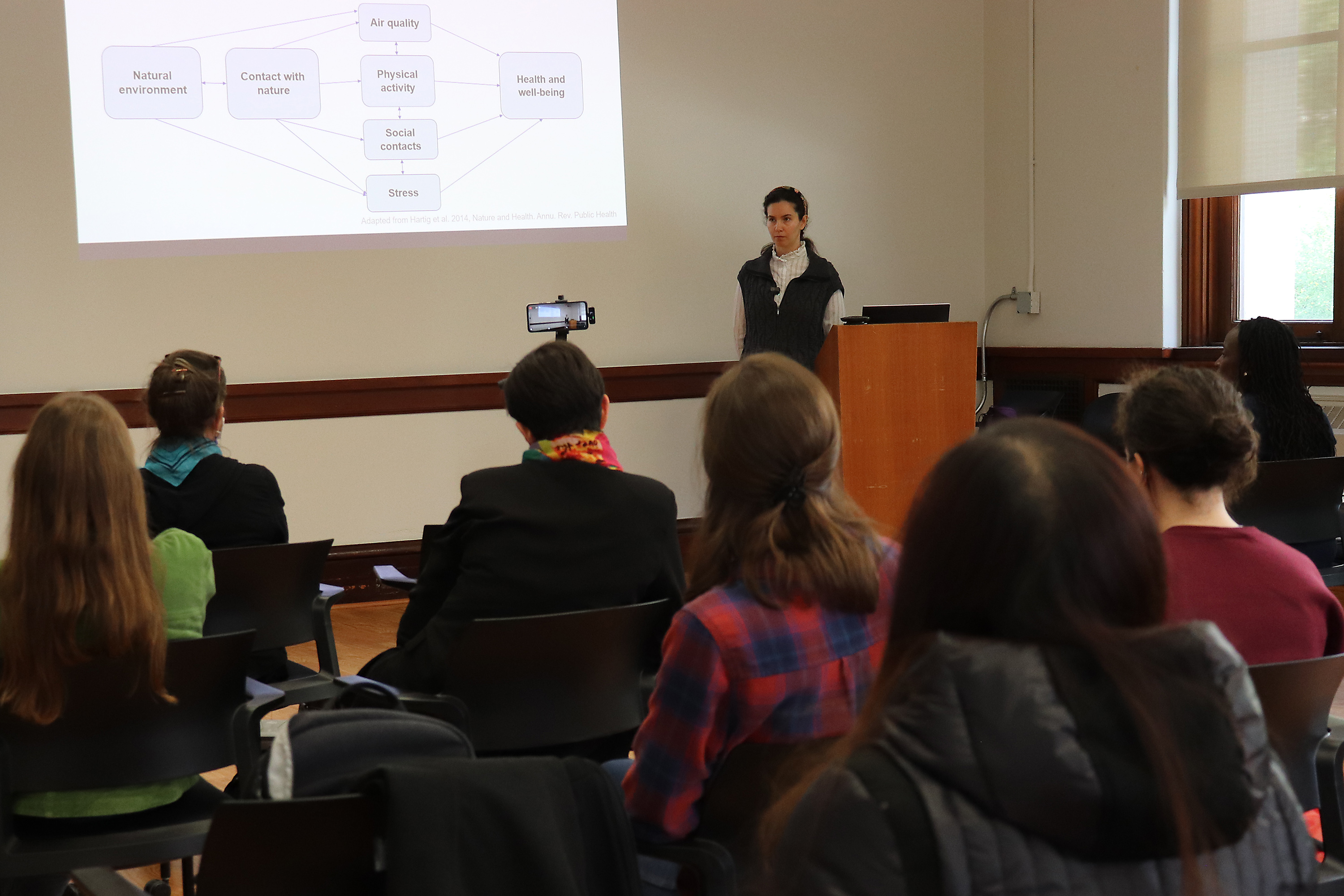 UC Berkeley Postdoctoral Researcher Maryia Bakhtsiyarava presented Greenspace and Depression in Mexico: Different greenspace metrics and different spatial scales on Friday, March 17, 2023 at the ITS Berkeley Transportation Seminar.