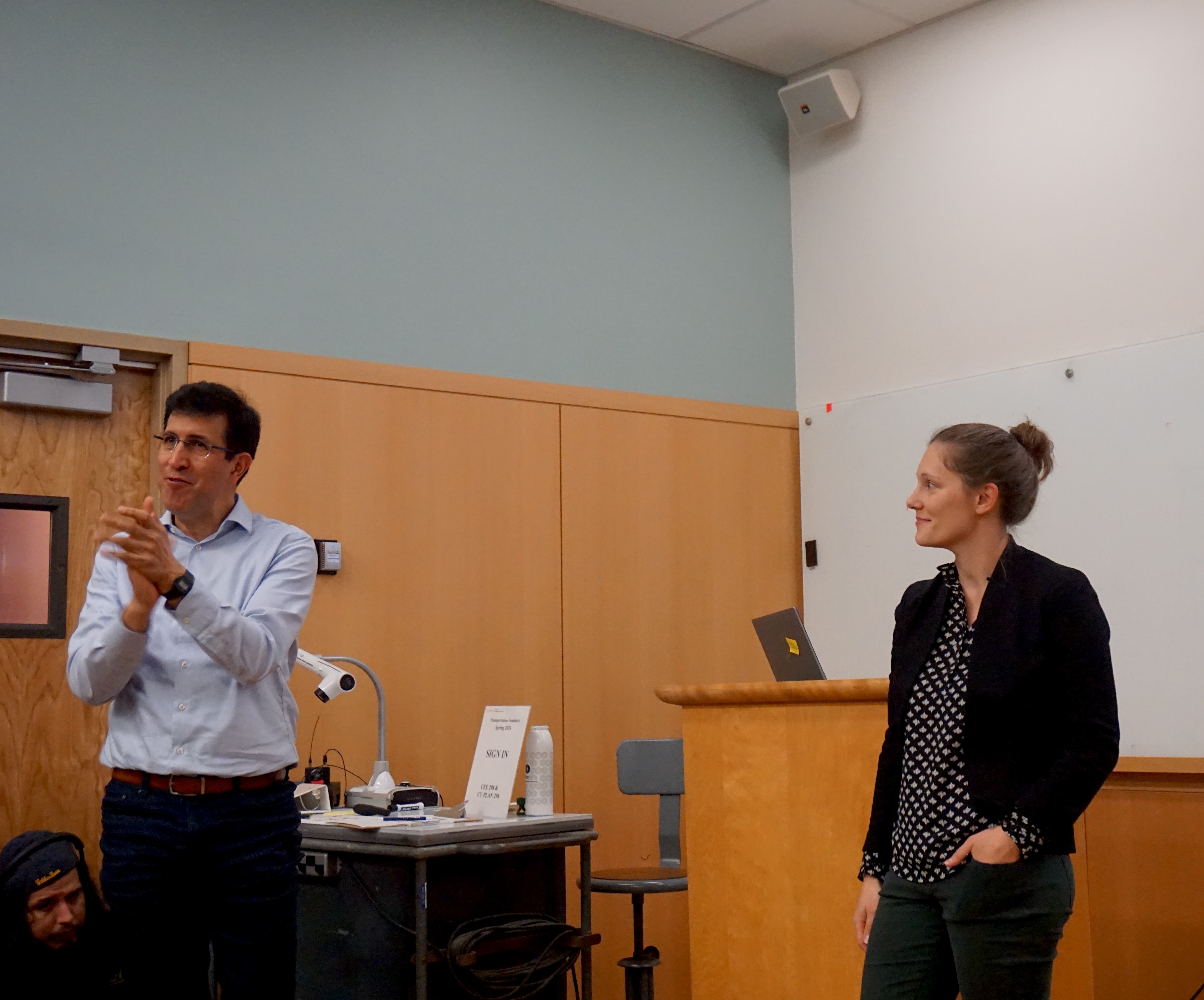 Anne Brown, Assistant Professor, Planning, Public Policy, and Management, University of Oregon, presents at the ITS Transportation Seminar Anne Brown, Assistant Professor, Planning, Public Policy, and Management, University of Oregon, presents at the ITS Transportation Seminar