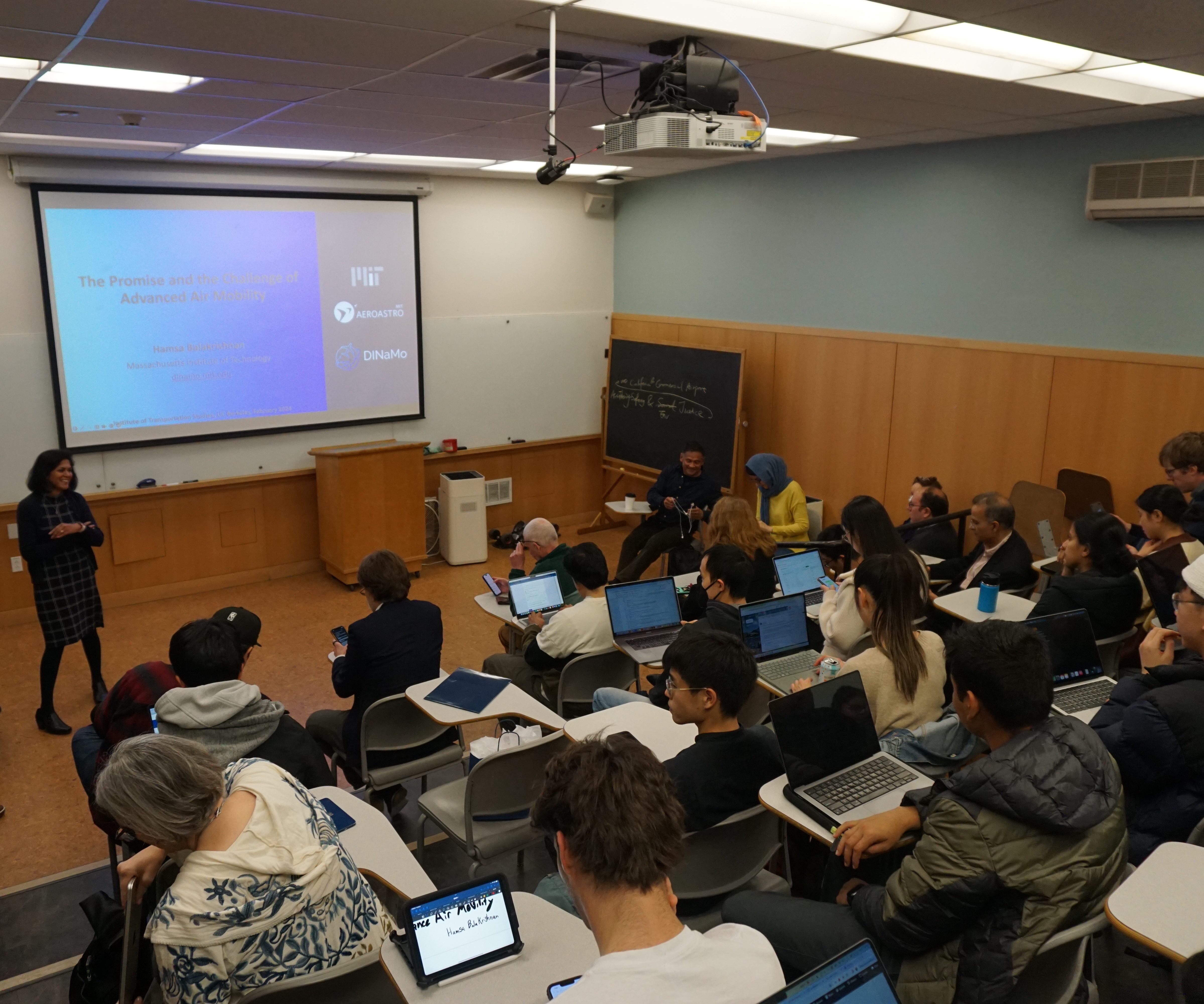 Hamsa Balakrishnan, William E. Leonhard (1940) Professor of Aeronautics & Astronautics, Massachusetts Institute of Technology, at the ITS Berkeley Transportation Seminar Hamsa Balakrishnan, William E. Leonhard (1940) Professor of Aeronautics & Astronautics, Massachusetts Institute of Technology, at the ITS Berkeley Transportation Seminar