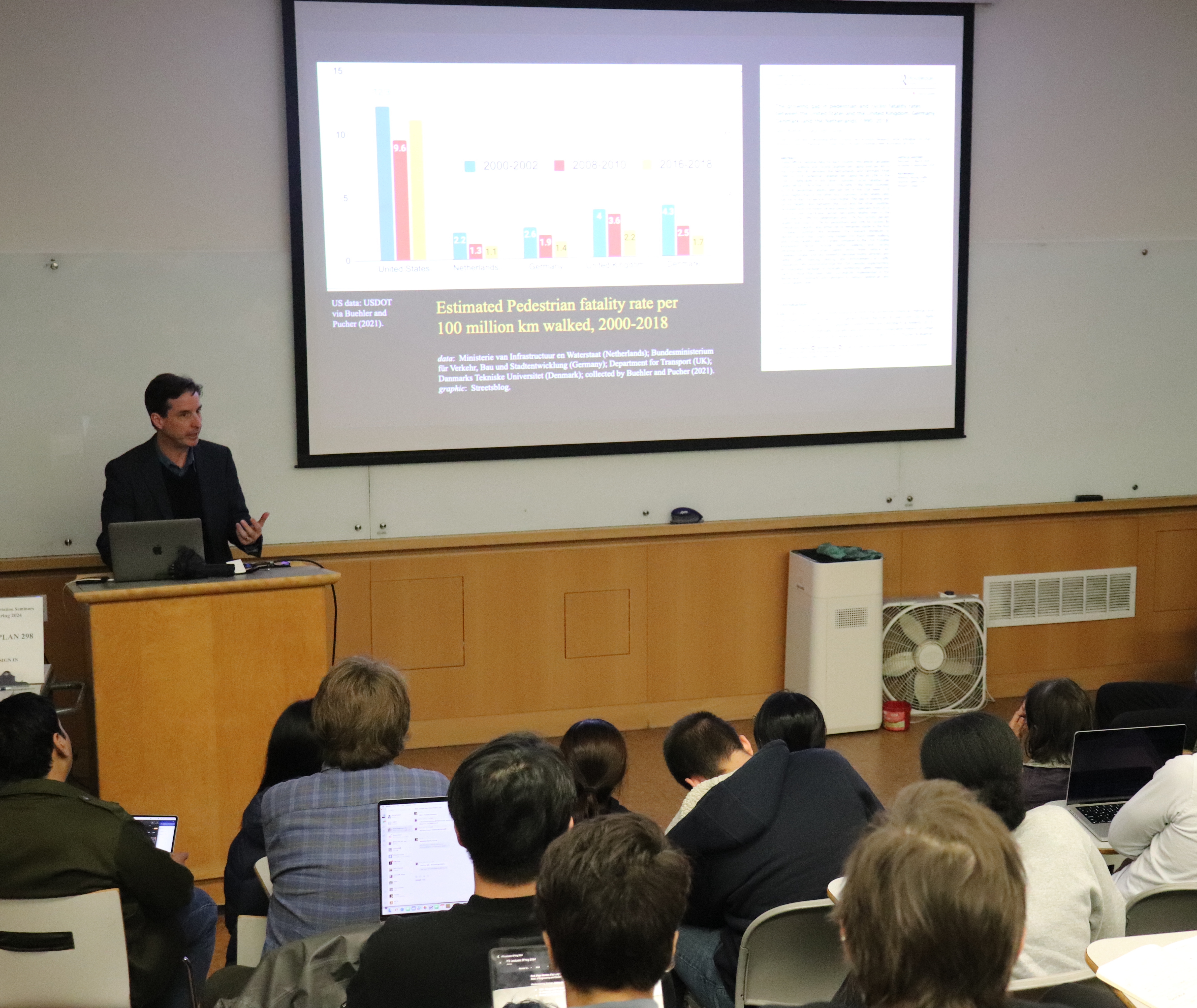 Peter Norton, Associate Professor, Department of Engineering and Society, University of Virginia, at the ITS Transportation Seminar Peter Norton, Associate Professor, Department of Engineering and Society, University of Virginia, at the ITS Transportation Seminar
