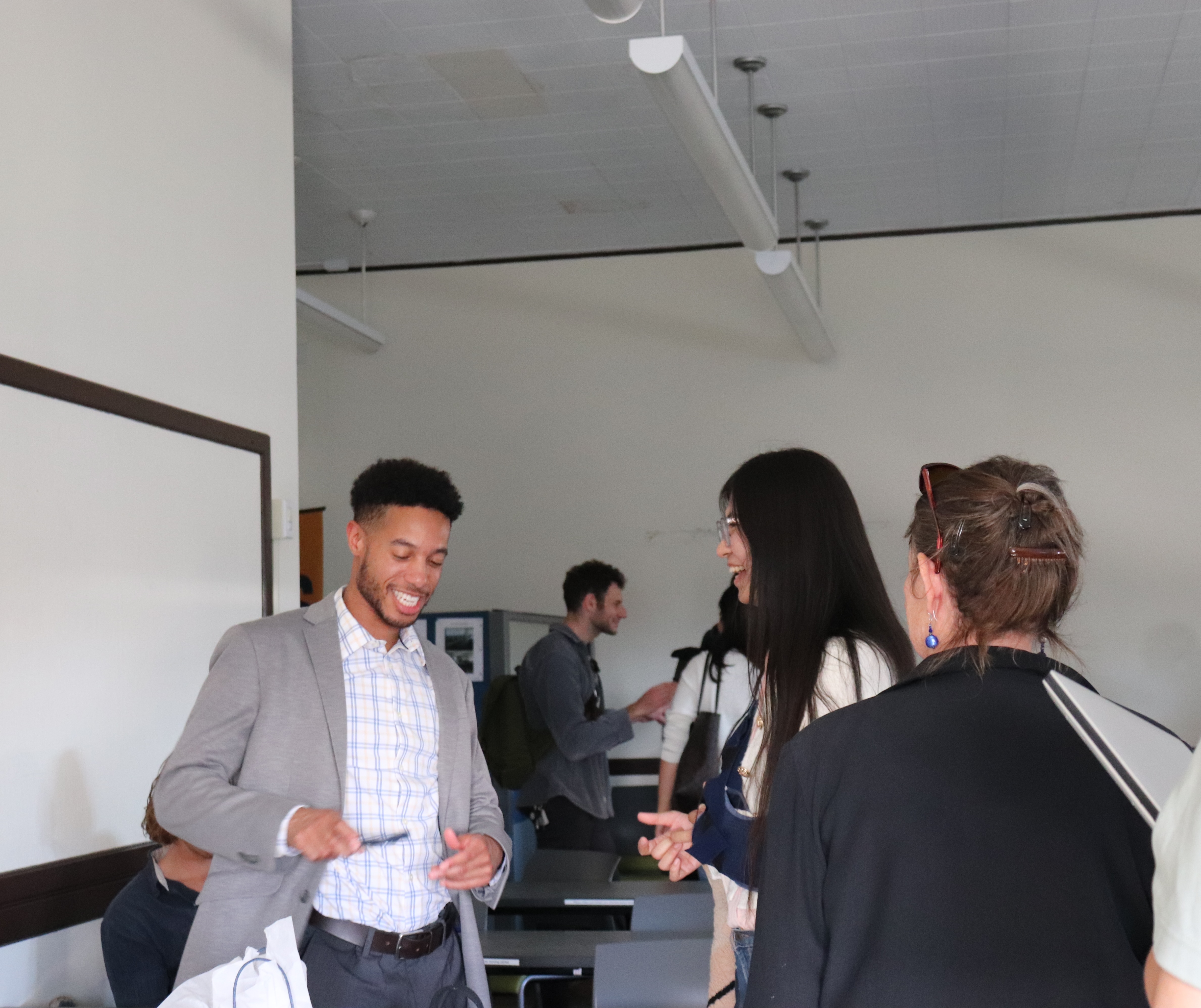 Corey Harper, Assistant Professor of Civil and Environmental Engineering at Carnegie Mellon University, presents at the ITS Transportation Seminar