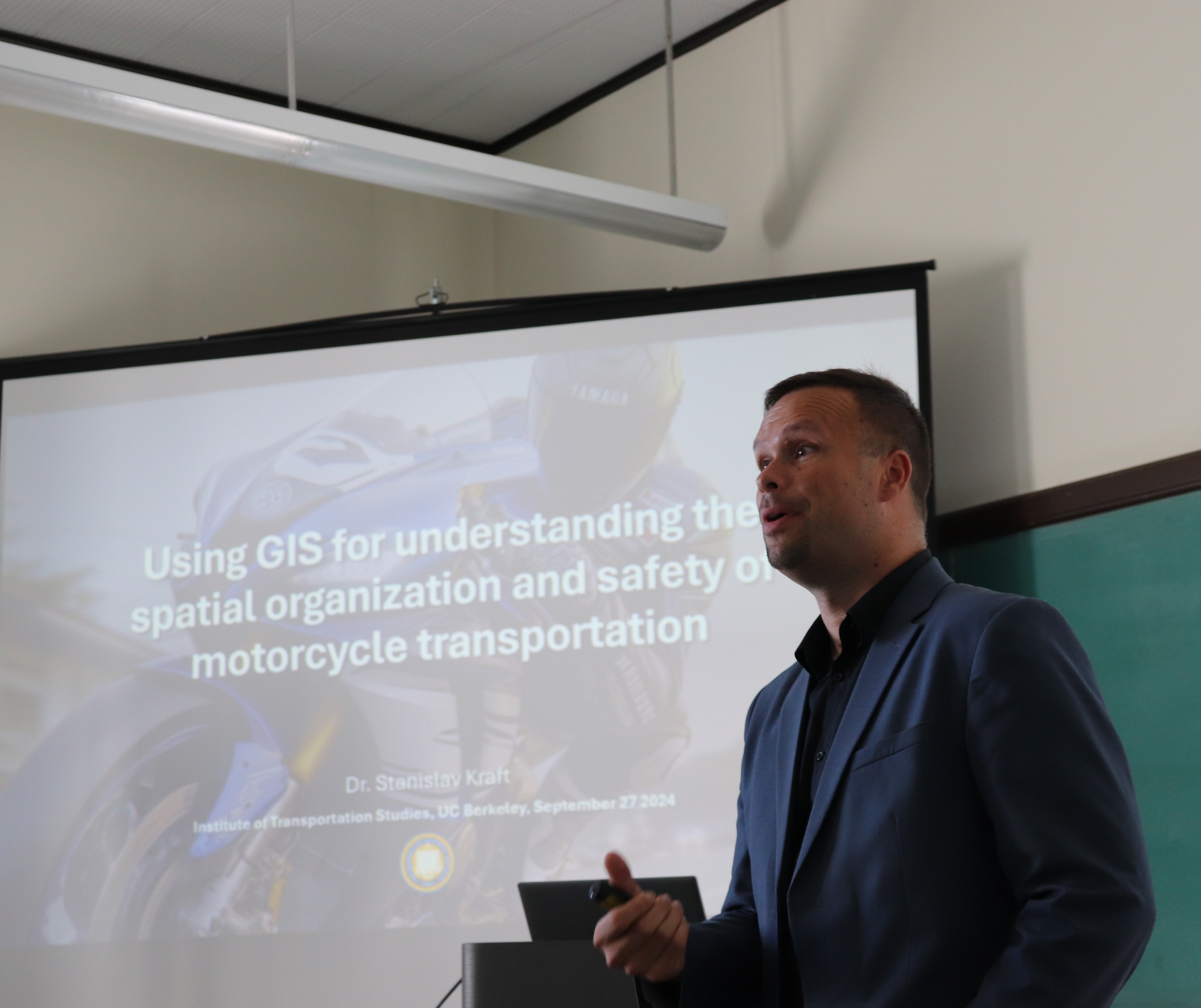 Stanislav Kraft, Associate Professor of Human Geography, University of South Bohemia, Czech Republic, presents at the ITS Seminar