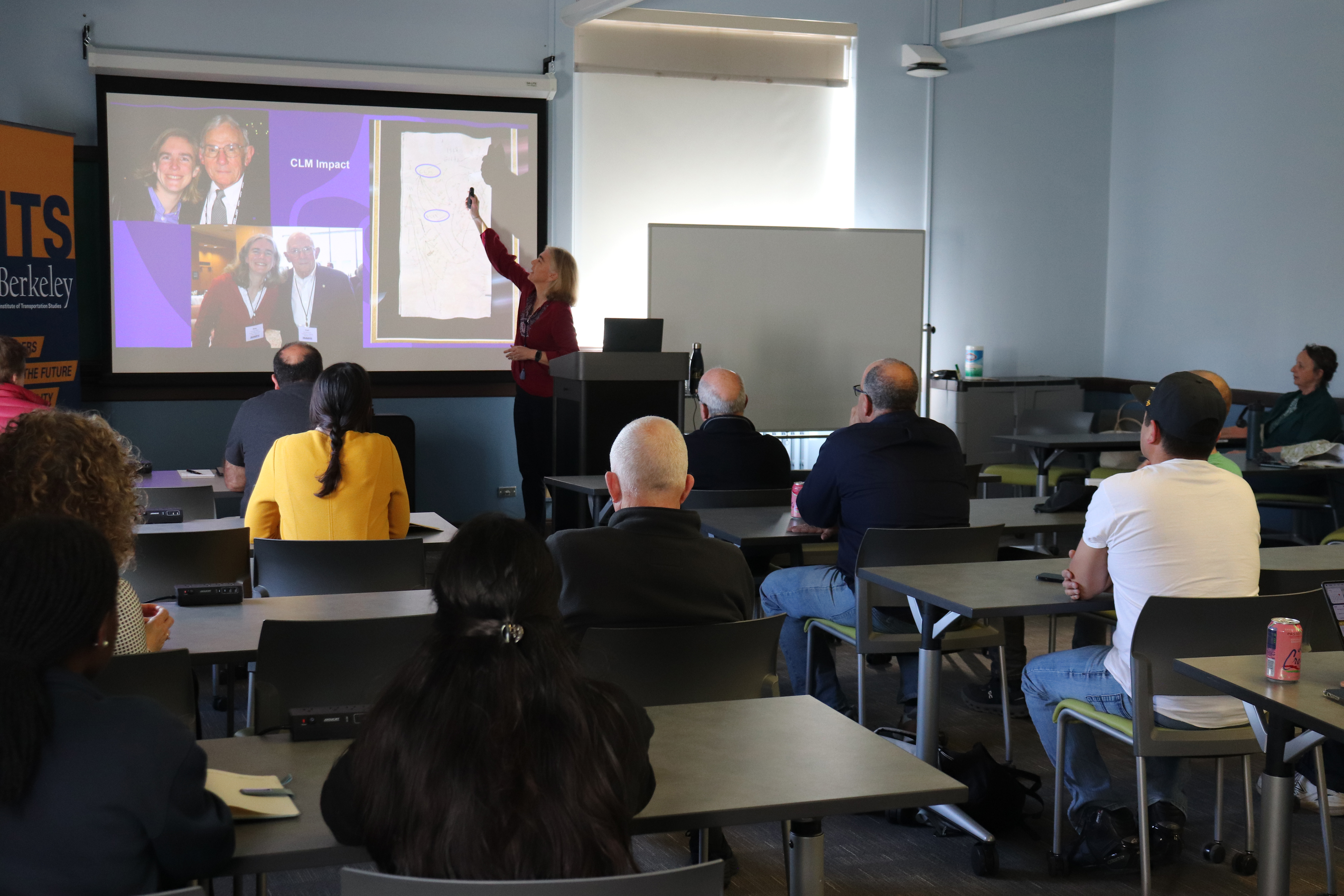 Amy Epps Martin engages the audience during the ITS Seminar Amy Epps Martin engages the audience during the ITS Seminar