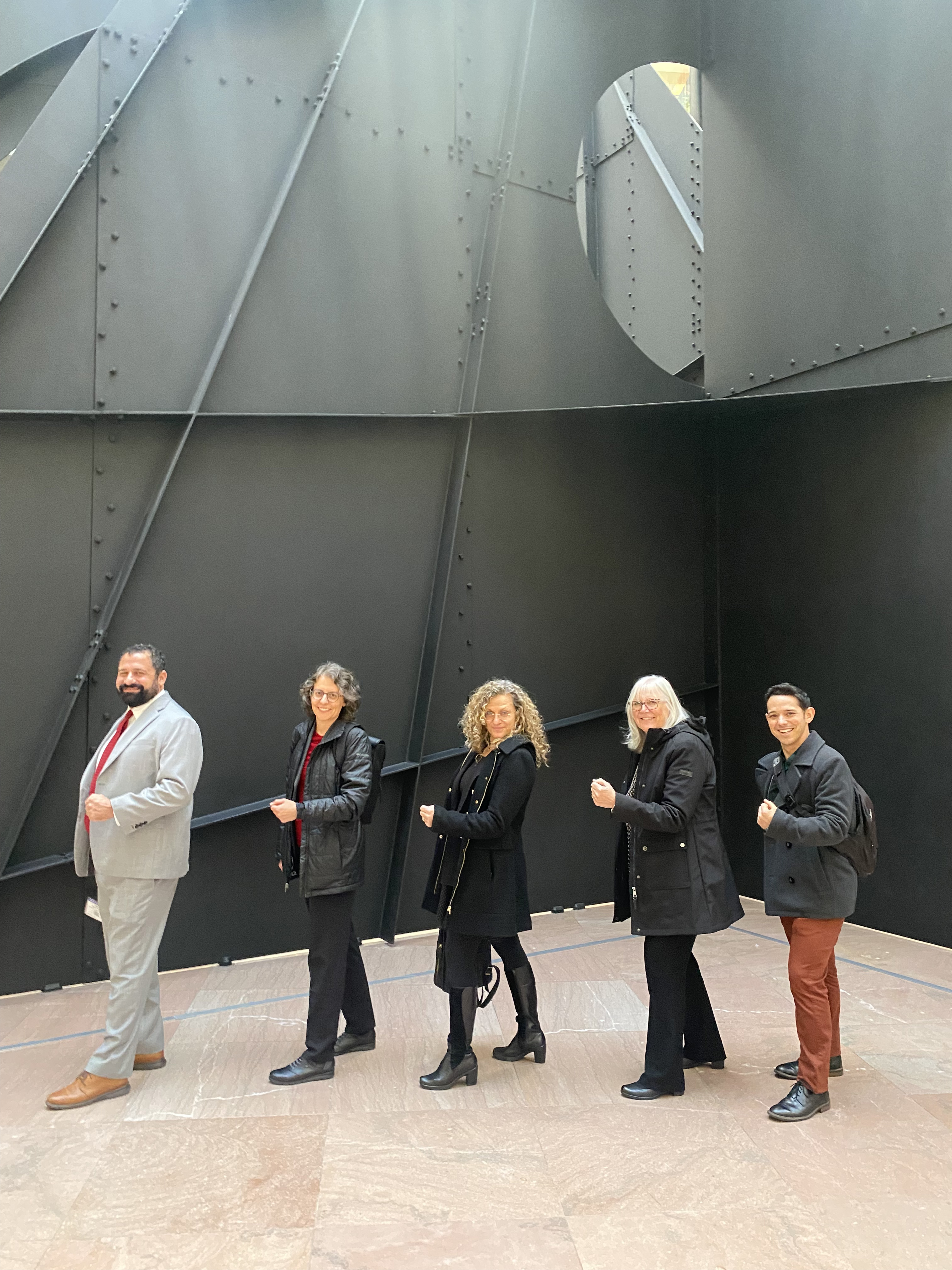 PATH Director James Fishelson, SafeTREC Director Julia Griswold, ITS Asst. Director Laura Melendy, Smart Cities Director Jane Macfarlane, and PATH Director Scott Moura PATH Director James Fishelson, SafeTREC Director Julia Griswold, ITS Asst. Director Laura Melendy, Smart Cities Director Jane Macfarlane, and PATH Director Scott Moura