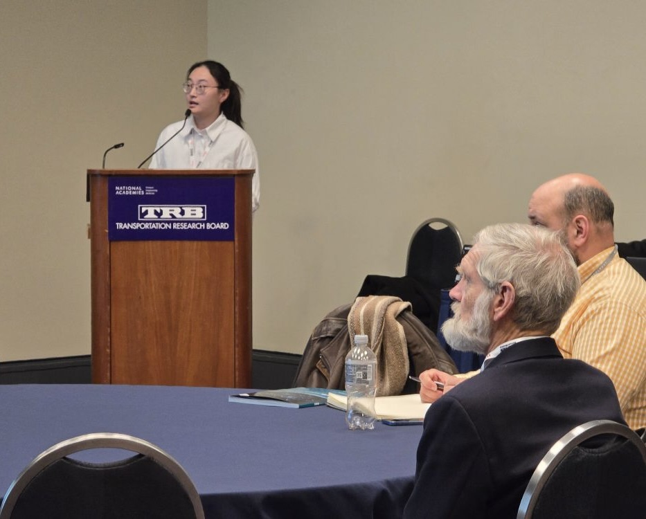 Jing Xu at Podium