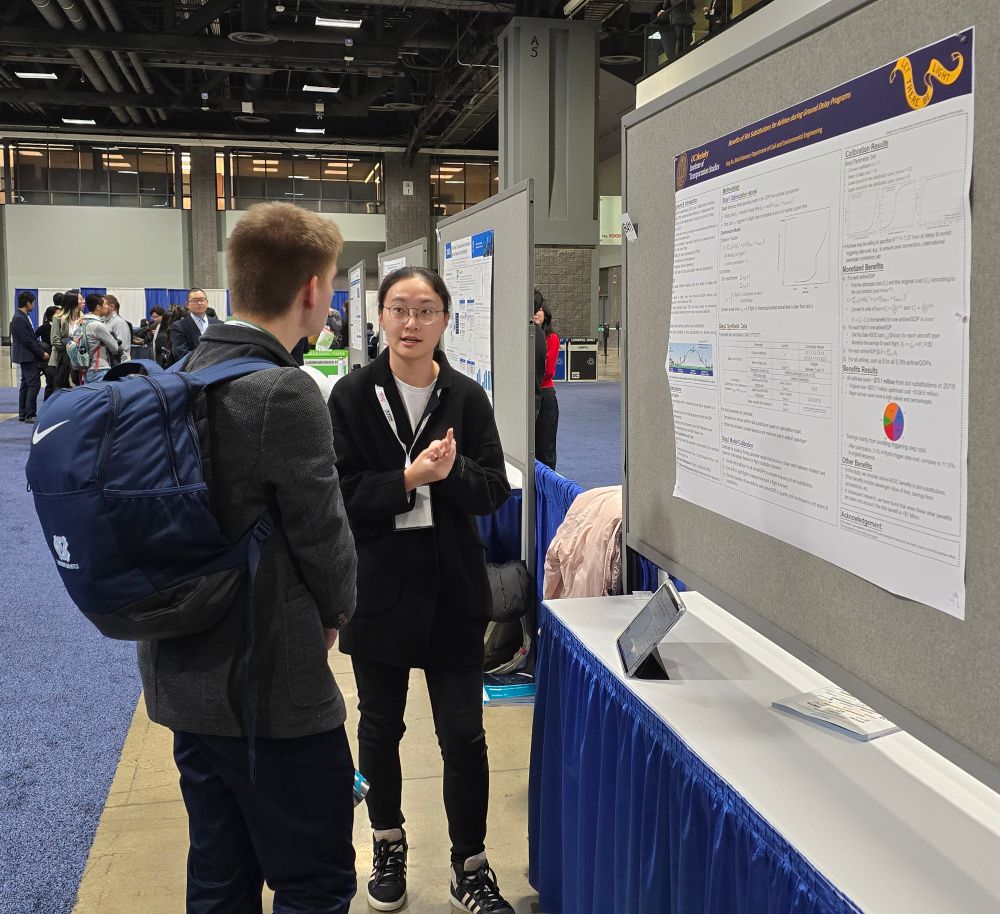 Jing Xu presents poster