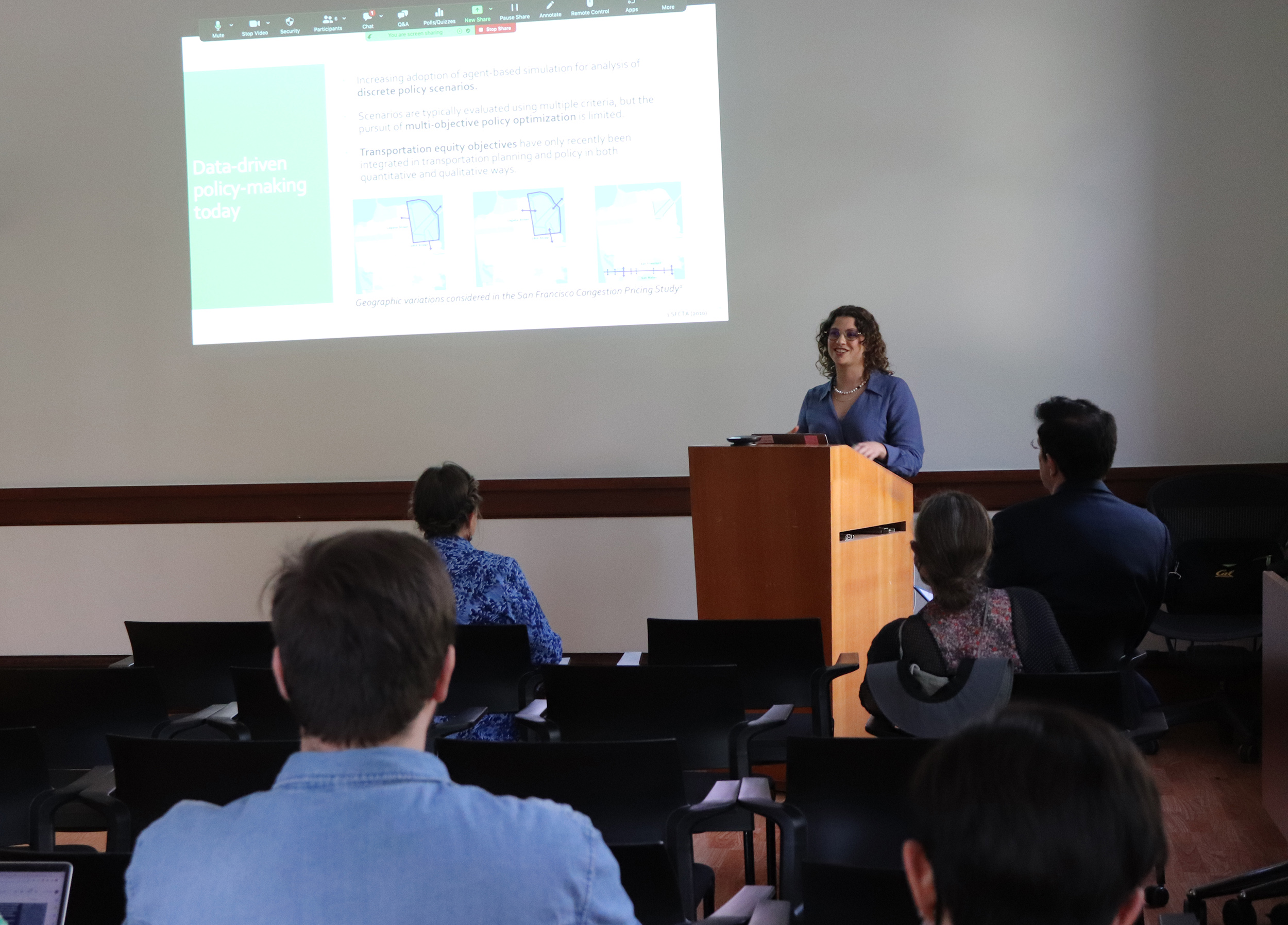 Jessica Lazarus (PhD Graduate Civil and Environmental Engineering) Multi-Objective Optimization of Pricing Strategies for Sustainable Transportation
