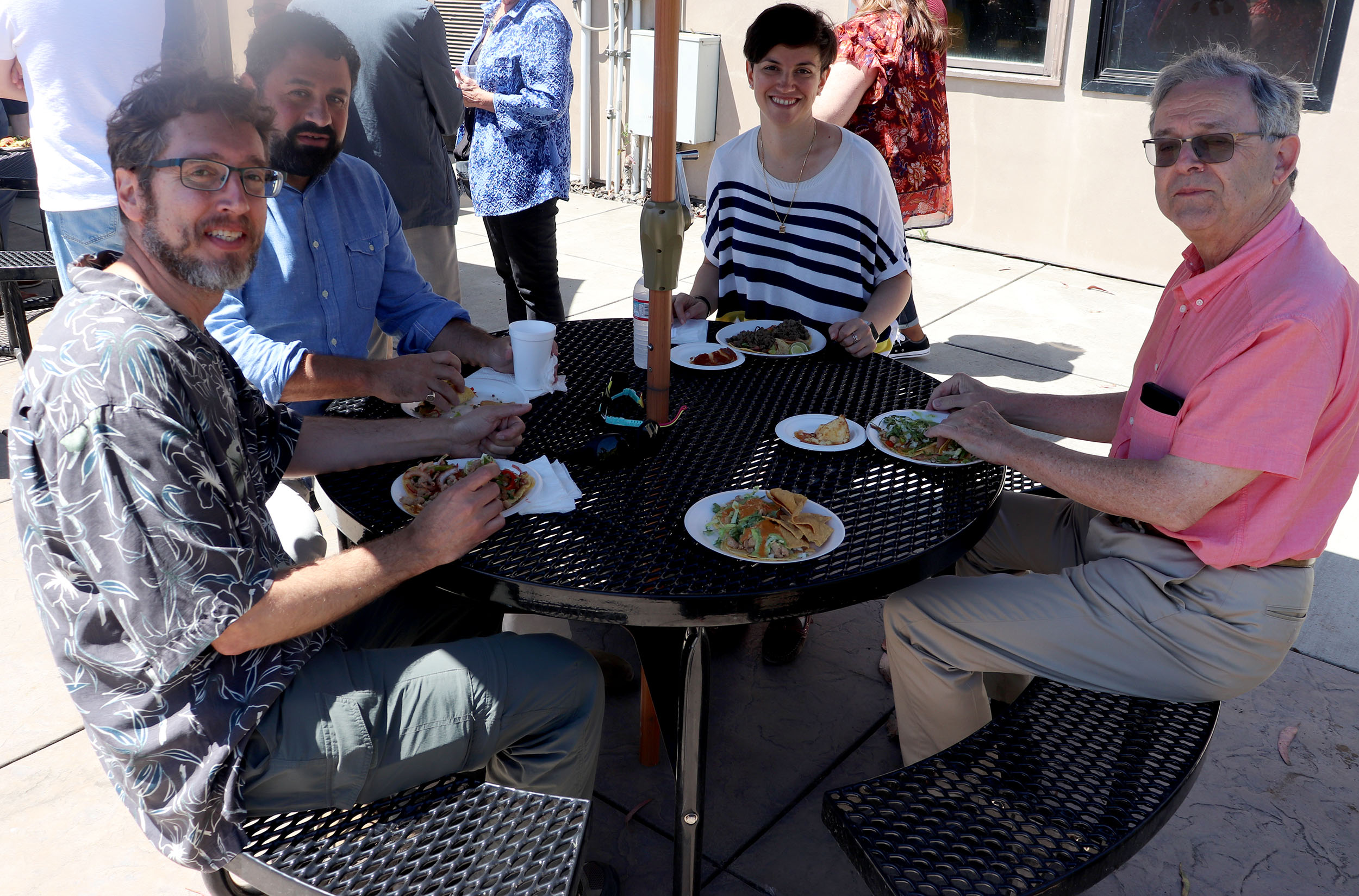 ITS BErkeley and Center staff came together to celebrate award winners with an end of summer lunch