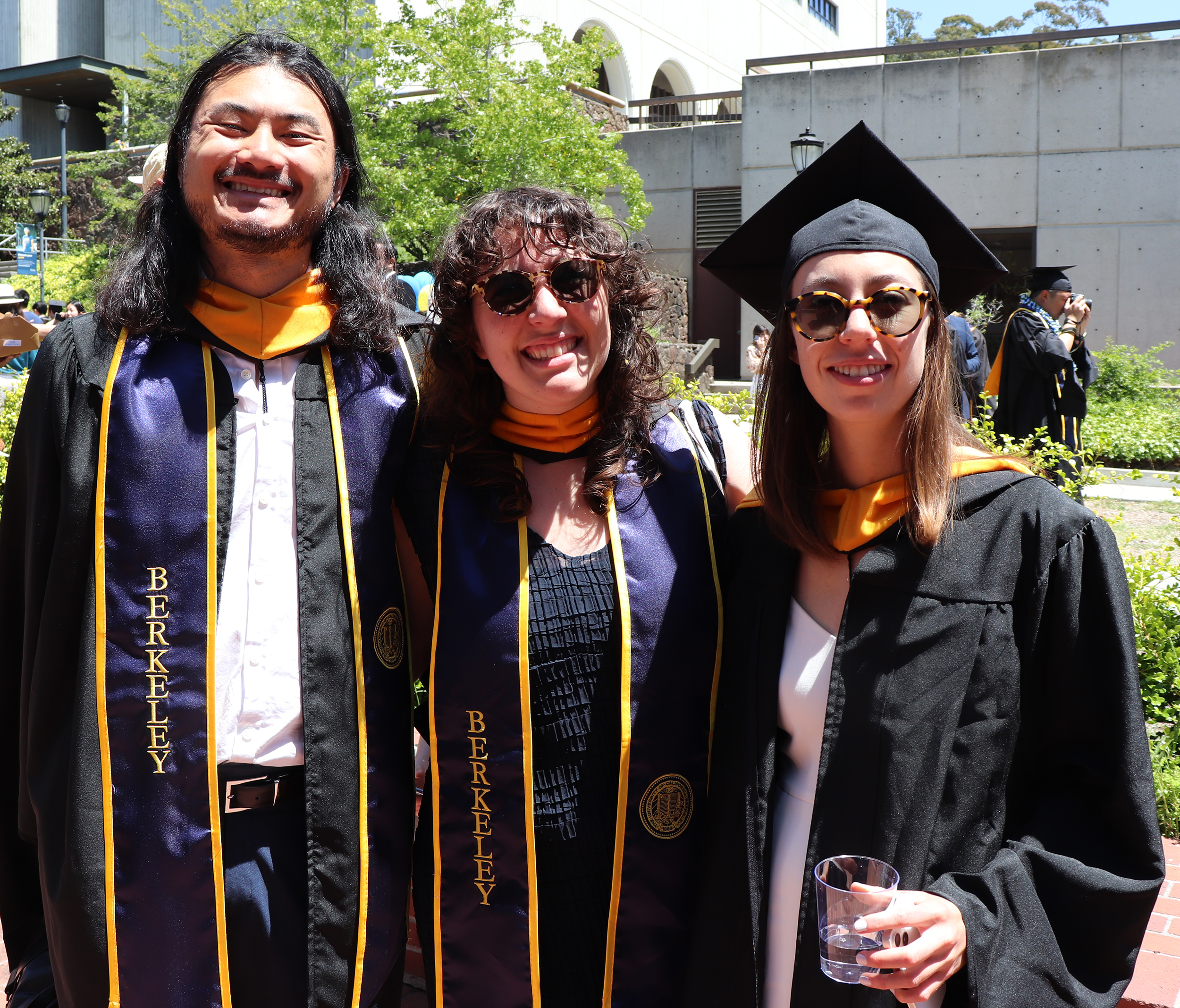 Newly minted Masters students celebrate Newly minted Masters students celebrate