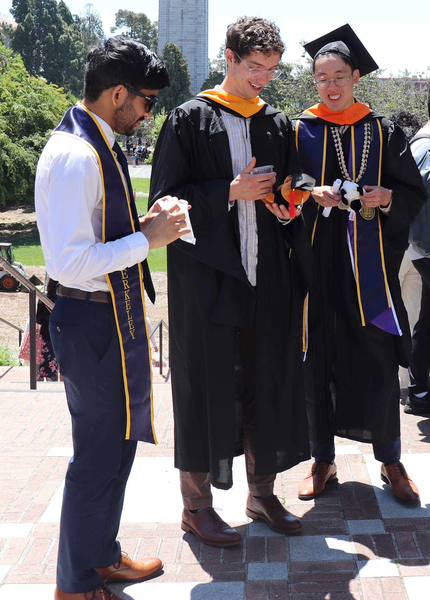 Newly minted Masters students celebrate Newly minted Masters students celebrate