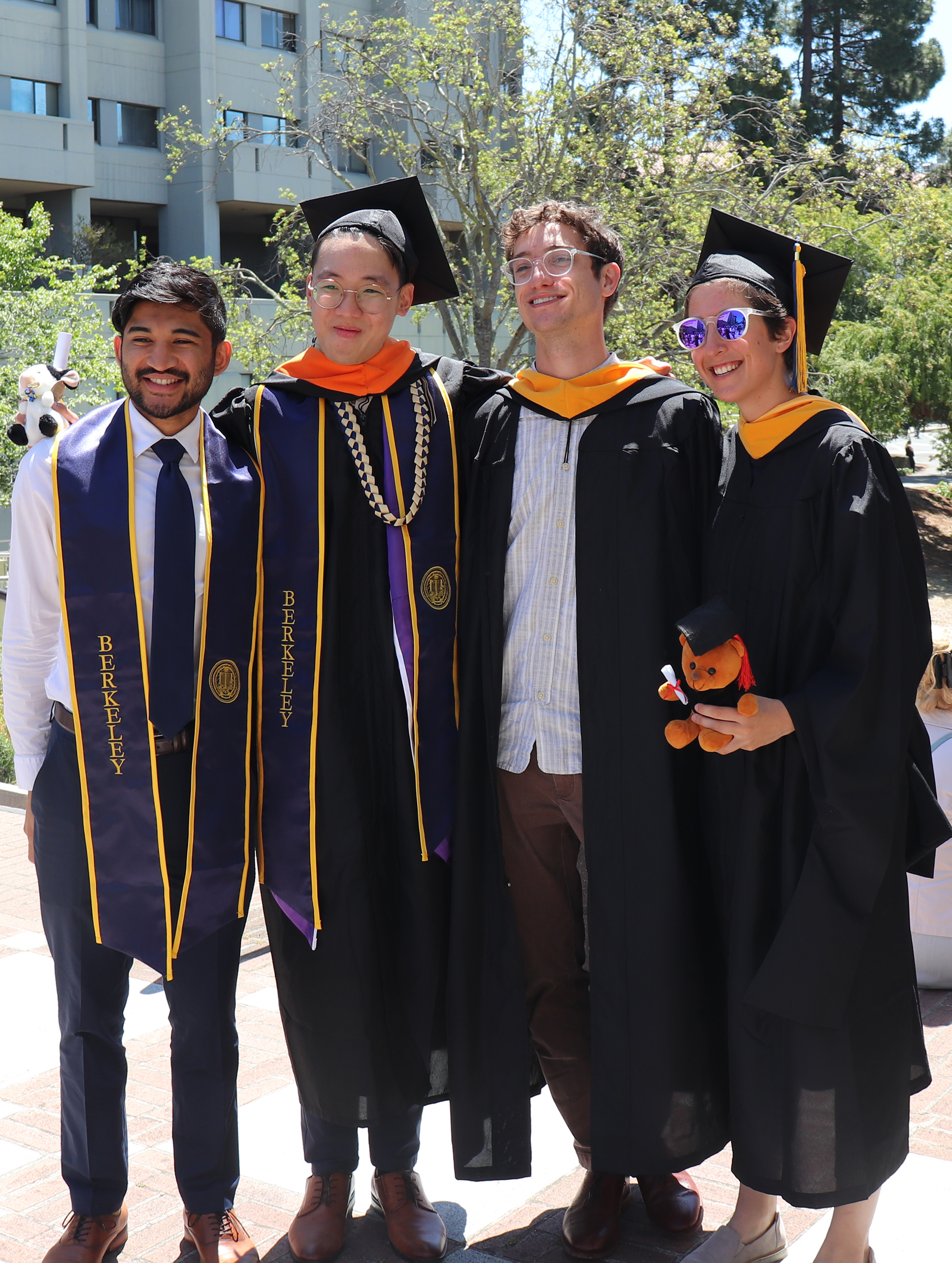 Newly minted Masters students celebrate