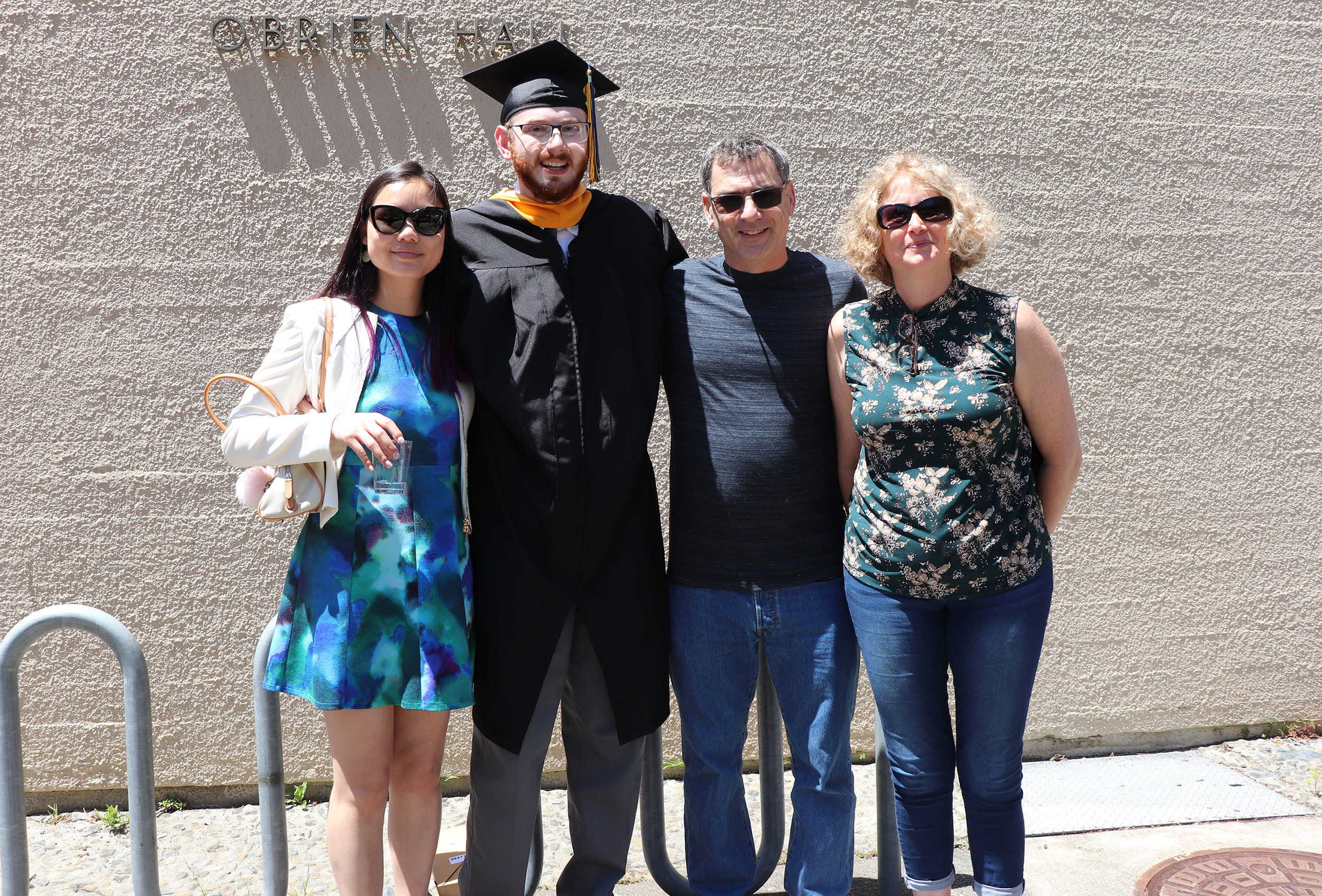 Newly minted Masters students celebrate Newly minted Masters students celebrate