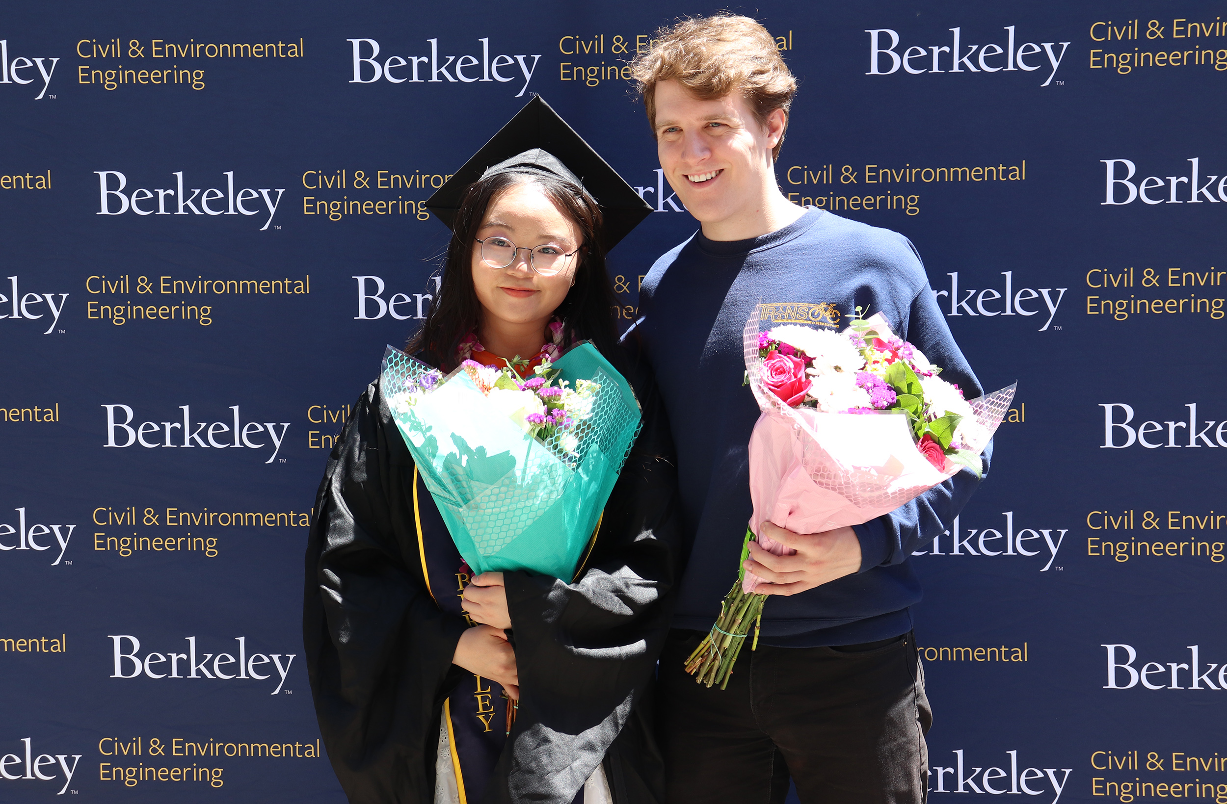 Newly minted Masters students celebrate Newly minted Masters students celebrate