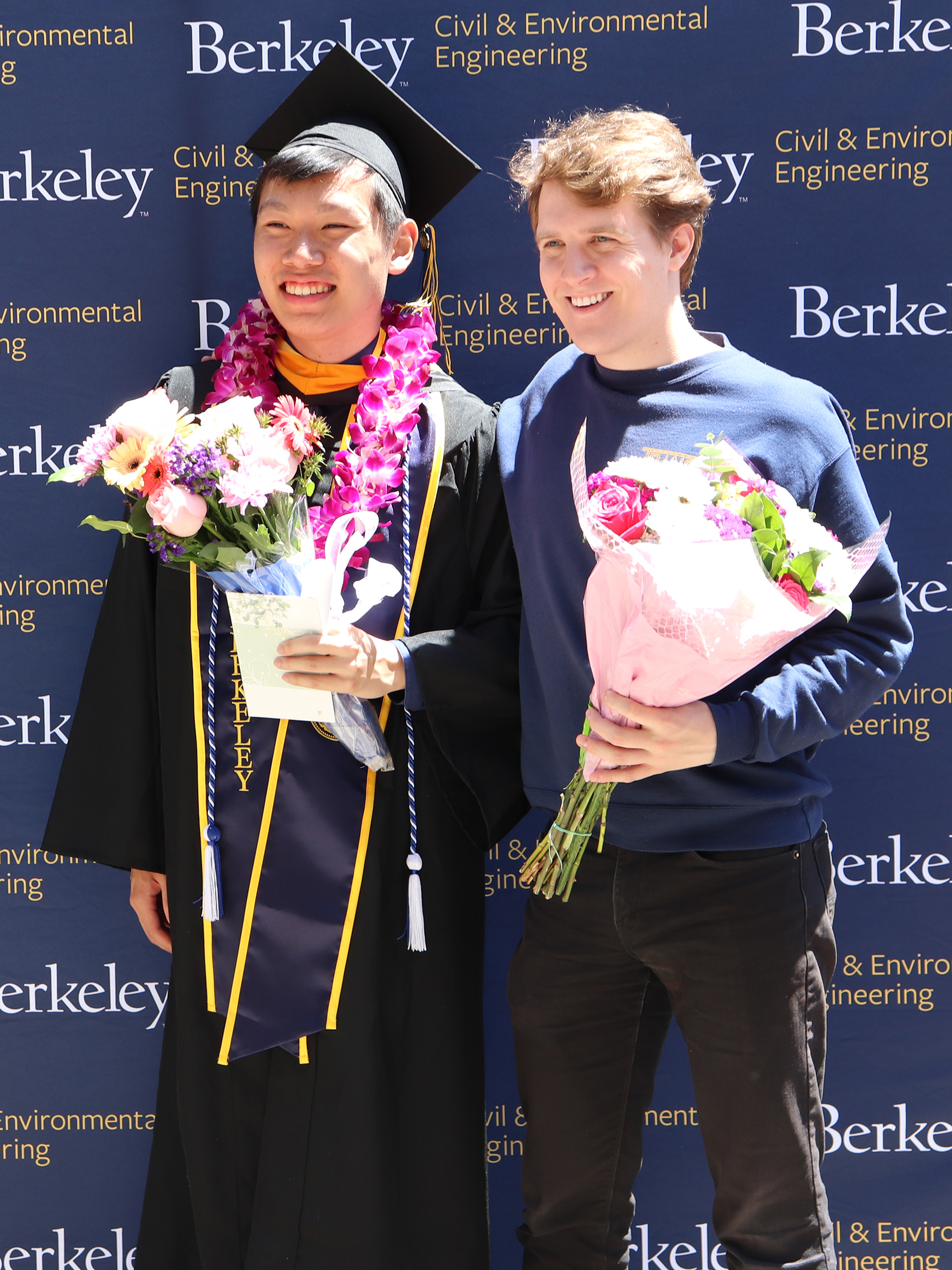 Newly minted Masters students celebrate Newly minted Masters students celebrate