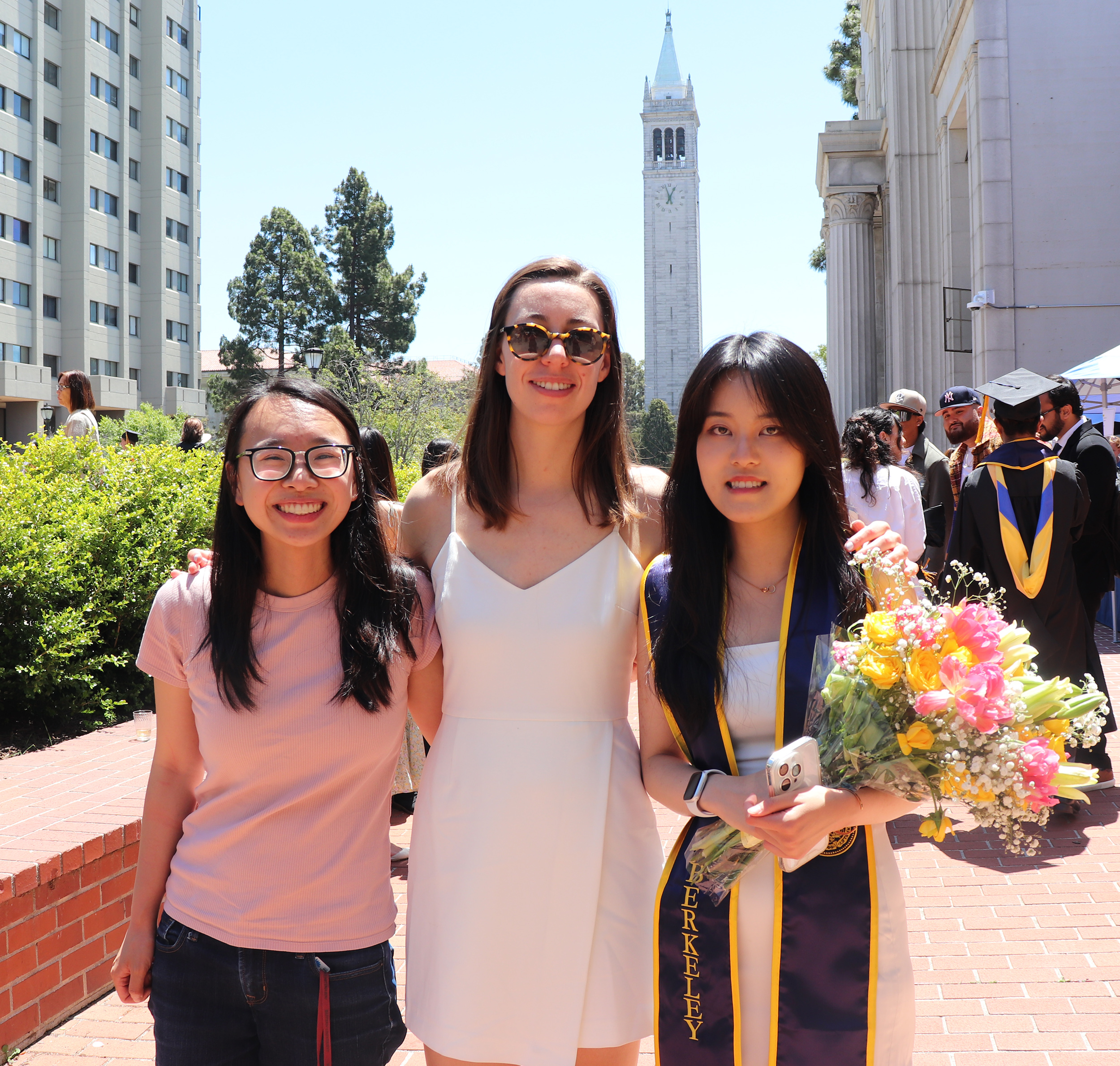 Newly minted Masters students celebrate Newly minted Masters students celebrate