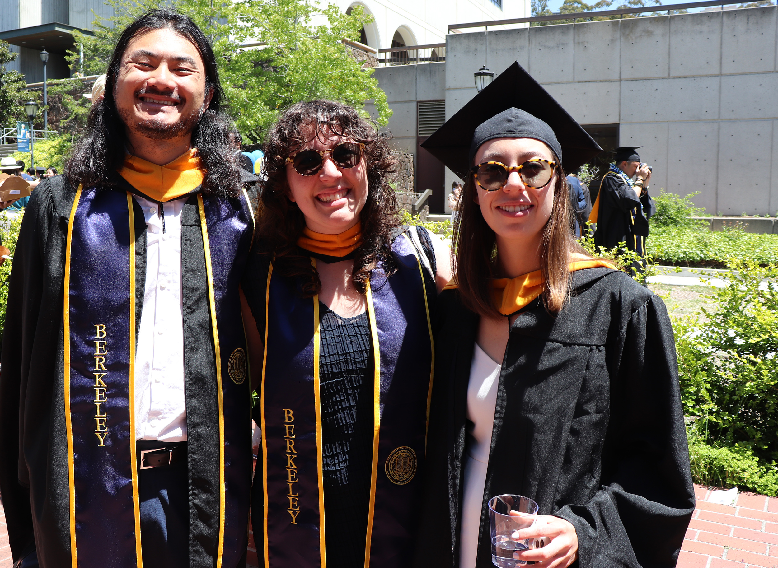 Newly minted Masters students celebrate Newly minted Masters students celebrate
