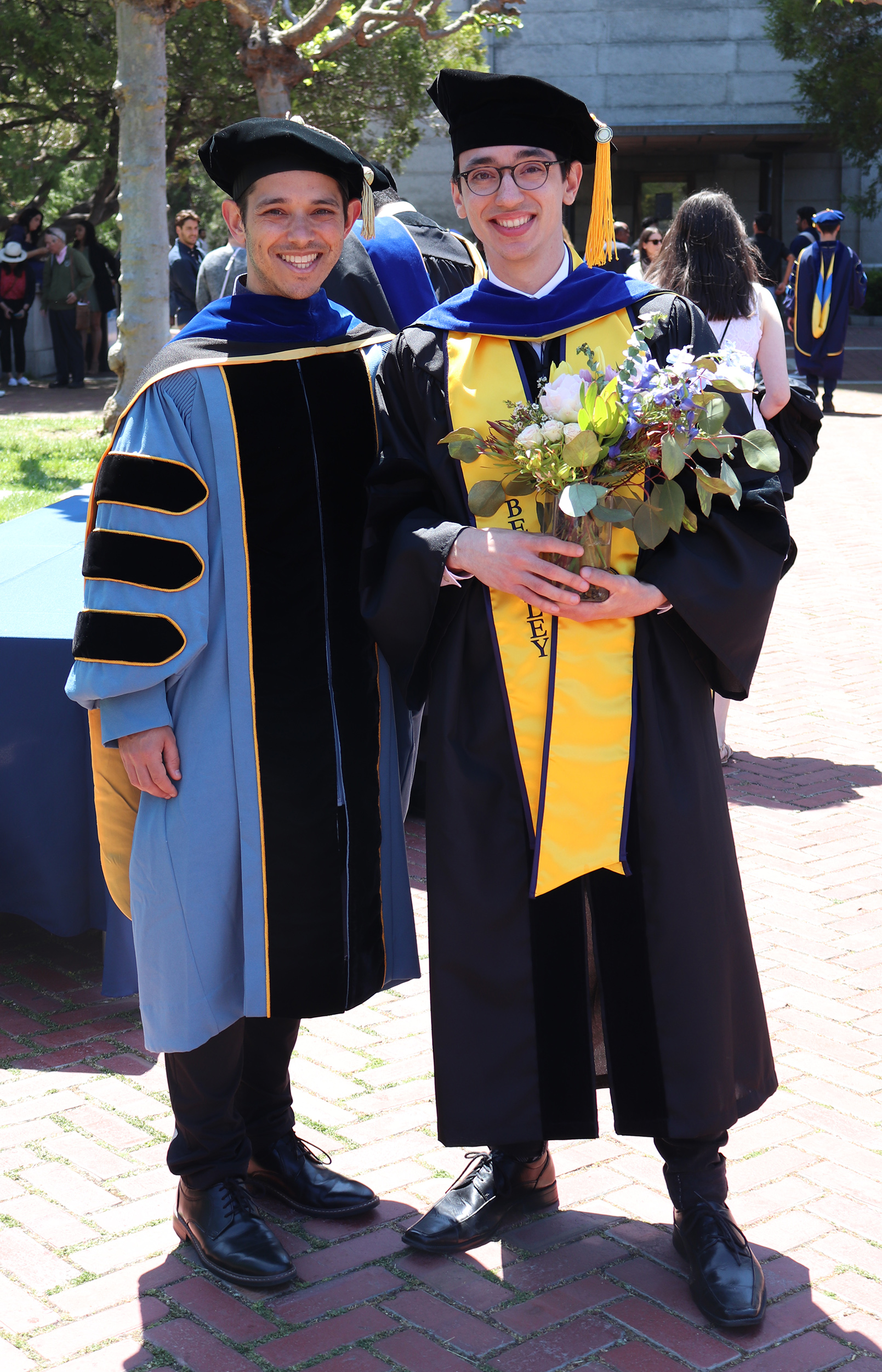 Professor Scott Moura with Aaron Kandel Professor Scott Moura with Aaron Kandel
