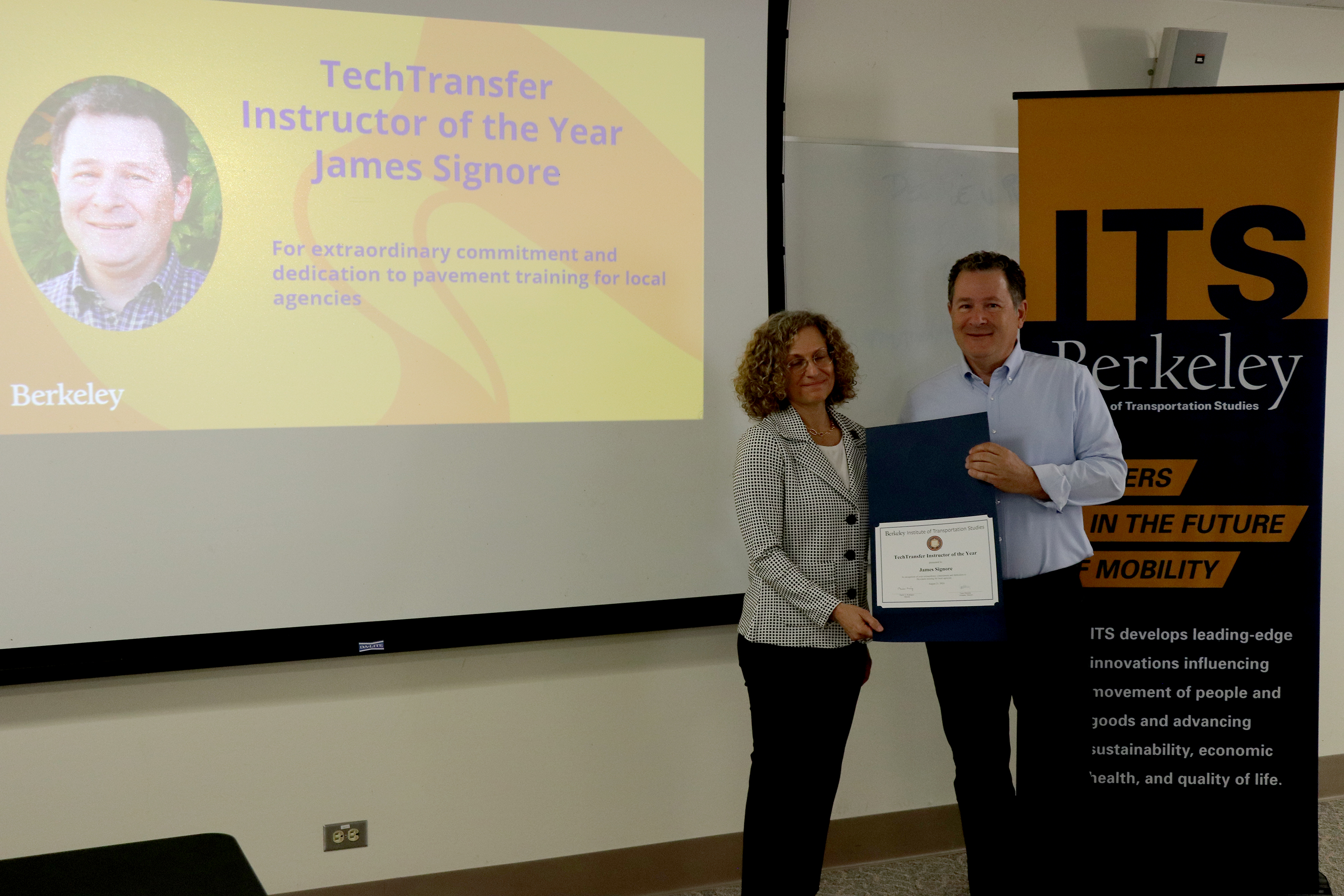 TechTransfer Instructor Award: James Signore TechTransfer Instructor Award: James Signore