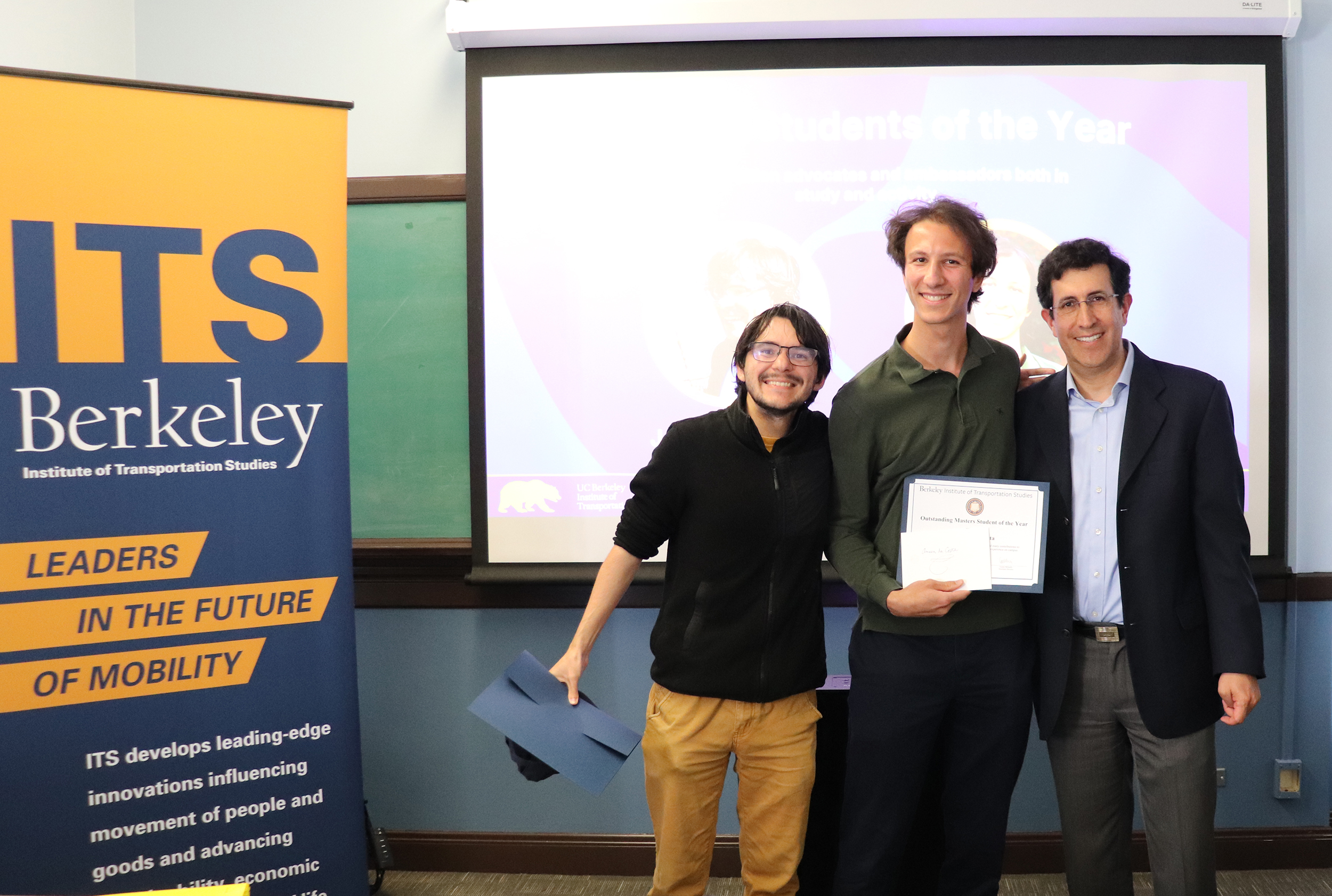 Jacob Champlin, Ameen DaCosta and Daniel Rodriguez with Awards Jacob Champlin, Ameen DaCosta and Daniel Rodriguez with Awards