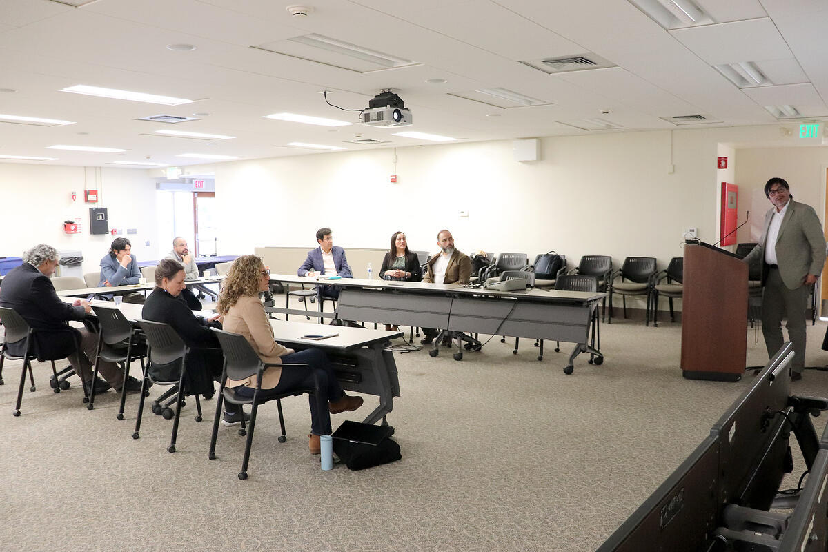 Chilean delegation presents at the Richmond field station Chilean delegation presents at the Richmond field station