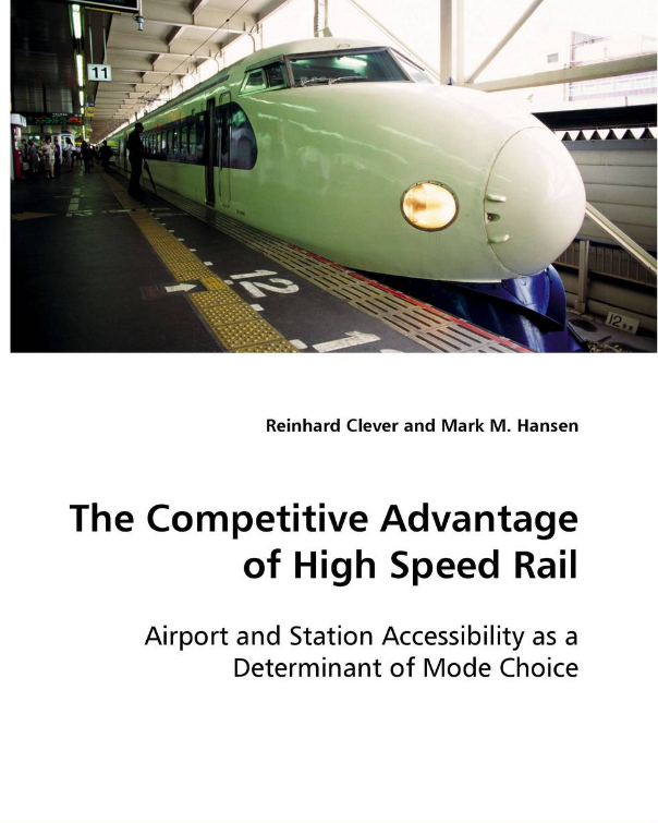 The competitive advantage of high speed rail