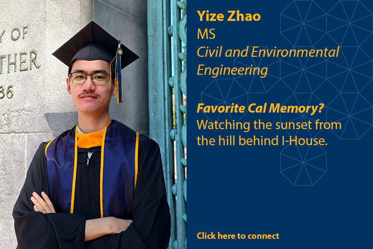 Yize Zhao Grad Card
