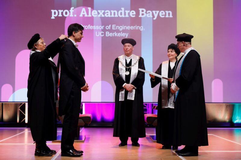 Alexandre Bayen receives honorary degree Alexandre Bayen receives honorary degree