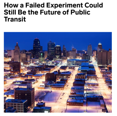 How a failed experiment could still be the future of public transit