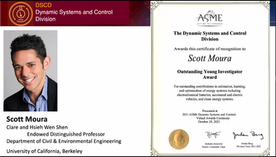 Scott Moura ASME Award