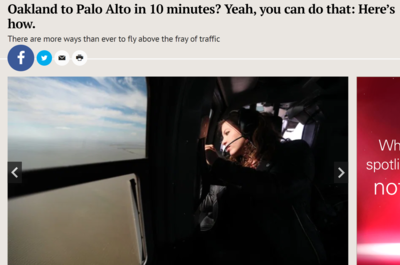 Oakland to Palo Alto in 10 minutes?