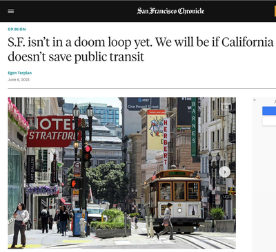 SF Chronicle news paper, SF Streetscape