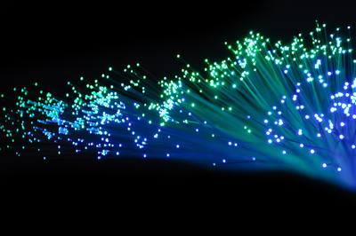 A fraction of the light transmitted through a fiber optic cable bounces back at every point in the fiber towards its source. If the cables are attached to or embedded in large structures, signatures of this backscattered lights can provide clues to potent