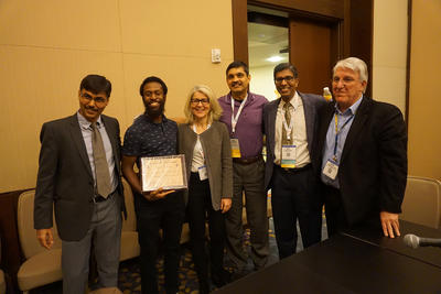 TIm Brathwaite with award