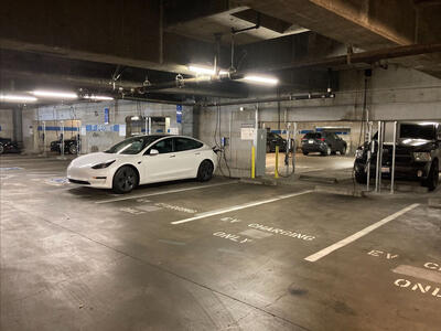 Car charging at RSF parking lot
