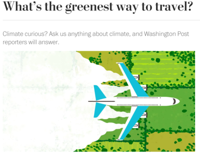 What's the Greenest Way to Travel?